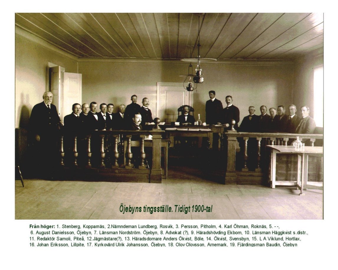 Öjebyns tingsställe, någon gång vid 1900-talets början
