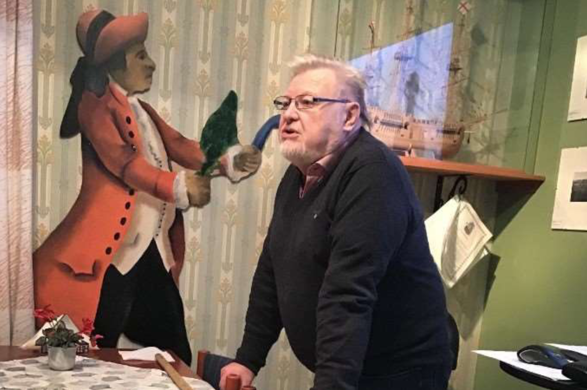 Ulf Holmberg berättade med inlevelse